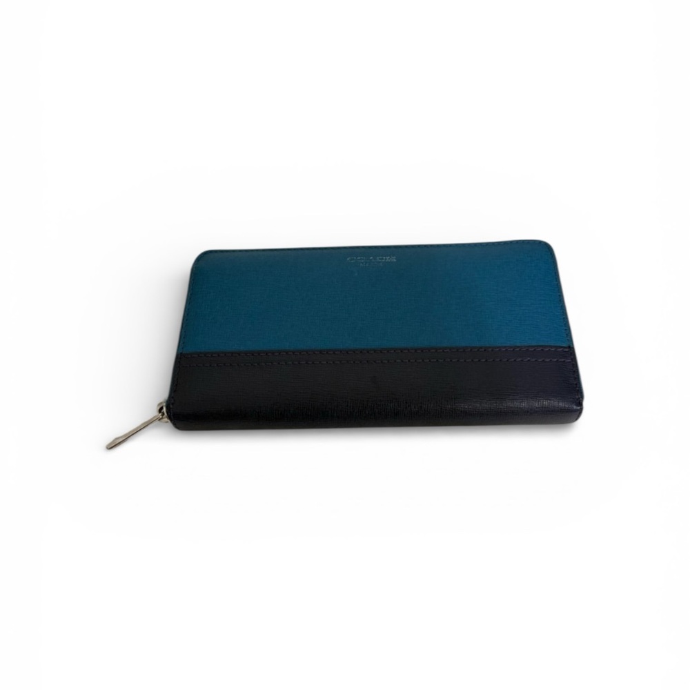 Coach Teal and Navy Wallet
